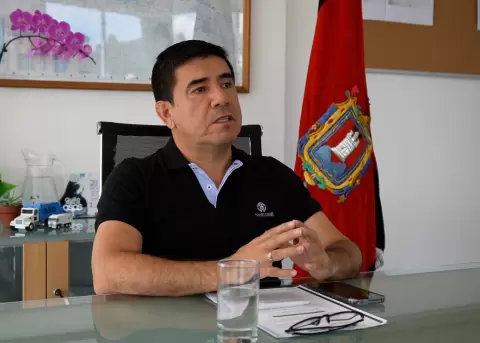 Jorge Jaramillo, gerente de EMASEO, en Quito.
