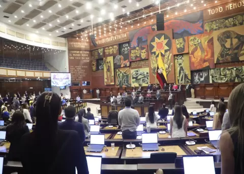 El pleno de la Asamblea Nacional, este 05 de junio de 2025.