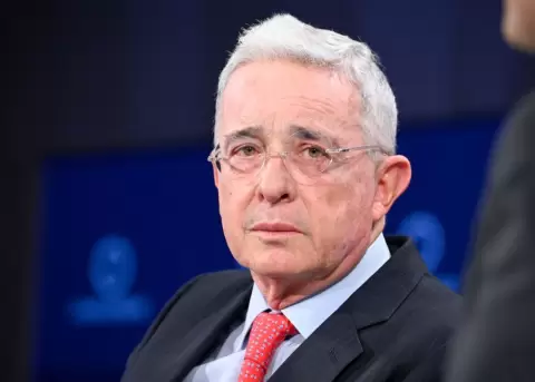 �lvaro Uribe V�lez, expresidente de Colombia.