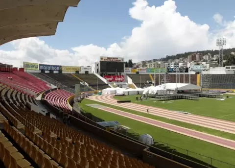 Estadio Ol�mpico Atahualpa, en Quito.