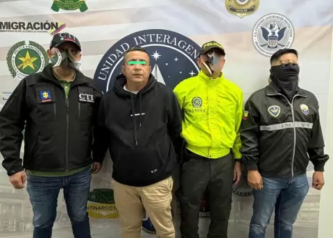 Vinicio Antonio P.C. fue detenido en Bogot� en un operativo conjunto; ser� extraditado a EE. UU. junto a miembros de Segunda Marquetalia