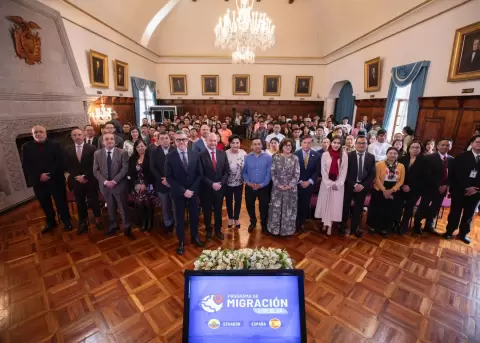 La Canciller�a gestion� programas de migraci�n circular para migrantes ecuatorianos.