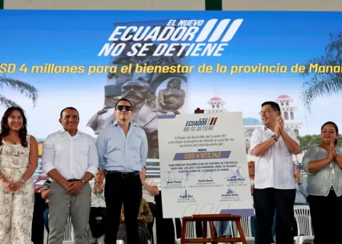 El Gobierno destina m�s de 4 millones de d�lares para obras en varios cantones de la provincia de Manab�