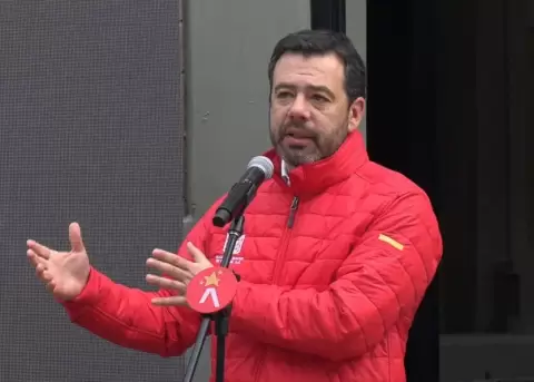 Carlos Fernando Gal�n, alcalde de Bogot�, en Colombia.