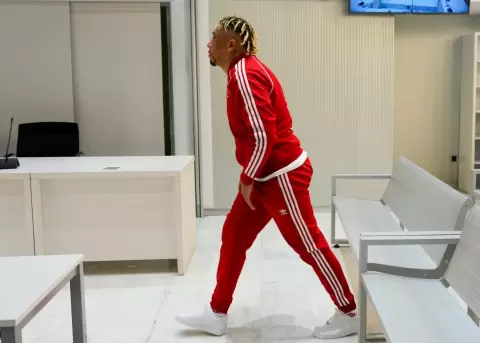 William Jofre Alc�var, alias Comandante Willy, comparece el 2 de junio de 2025 ante la Audiencia Nacional en Madrid.