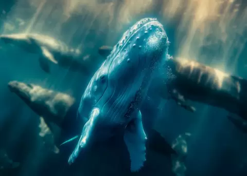 Durante un avistamiento de ballenas, se observ� por primera vez un cet�ceo albino en Ecuador.