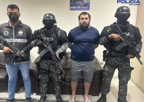 Adolfo Mac�as Villamar, alias 'Fito', cabecilla de Los Choneros, fue recapturado el 25 de junio de 2025.