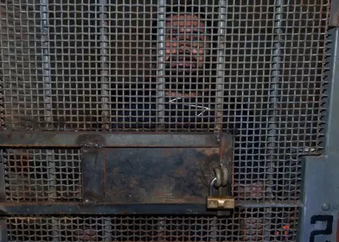 Alias 'Fito', detenido en la c�rcel de m�xima seguridad 'La Roca'.