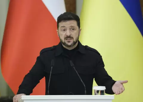 El presidente ucraniano, Volod�mir Zelenski, en una imagen del 28 de junio de 2025.