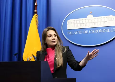 Carolina Jaramillo, portavoz oficial del Gobierno de Ecuador.