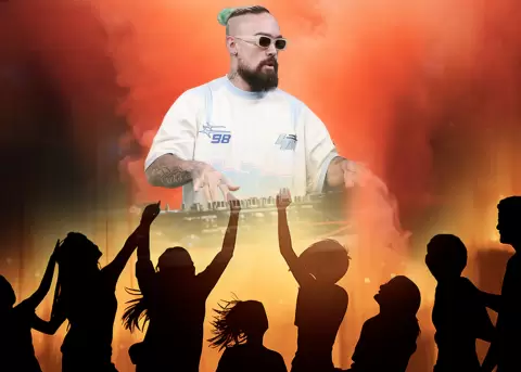 DJ Lenny se encarga de poner la m�sica para ni�os y sus familiares.