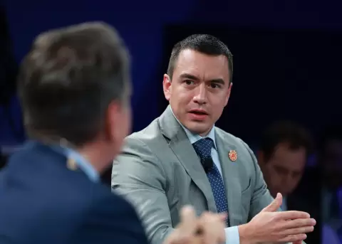 El presidente de la Rep�blica, Daniel Noboa.