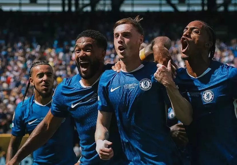 El Chealsea celebra sus goles en la final del Mundial de Clubes.