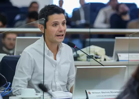 Wilson Merino, concejal de Quito.