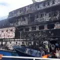 Incendio en ferry deja cinco fallecidos y cientos evacuados