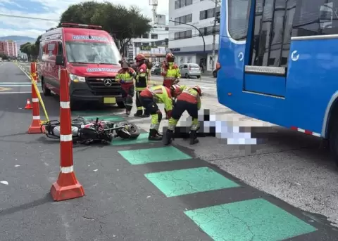 Tragedia vial en el norte de Quito