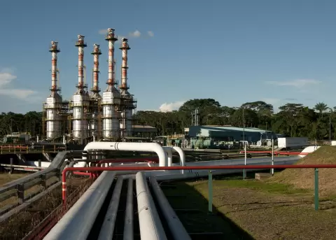 Instalaciones del Oleoducto de Crudos Pesados Ecuador.