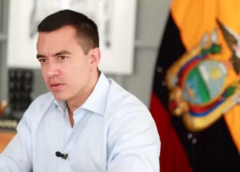 Daniel Noboa, presidente de Ecuador.