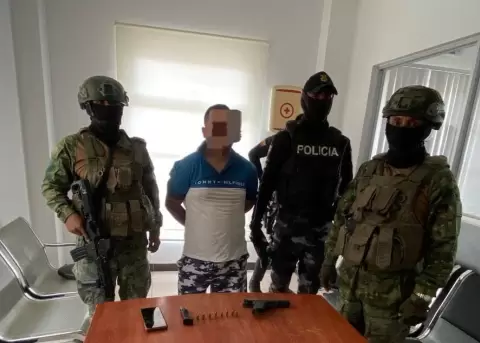 Alias 'Gordo Lucho', integrante de Los Choneros, fue detenido este 26 de julio de 2025, en Portoviejo, Manab�.