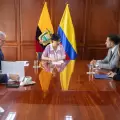 Canciller de Ecuador se re�ne con diplom�ticos colombianos tras pol�mica por deportaciones