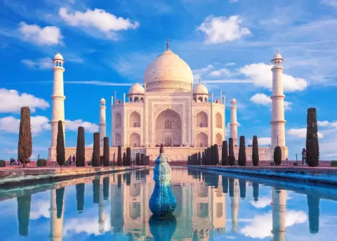 El Taj Mahal es una belleza arquitect�nica e historia de amor.