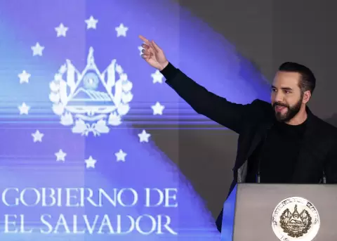 Fotograf�a de archivo del presidente de El Salvador, Nayib Bukele.