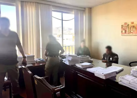 Allanan despacho de jueza Laura G. en Chimborazo