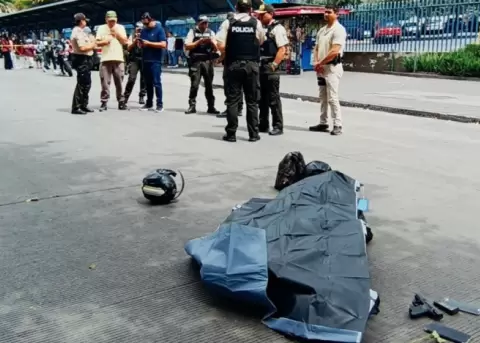Una persona fue abatida en el sur de Quito.
