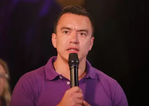 Foto de archivo del presidente de Ecuador, Daniel Noboa.