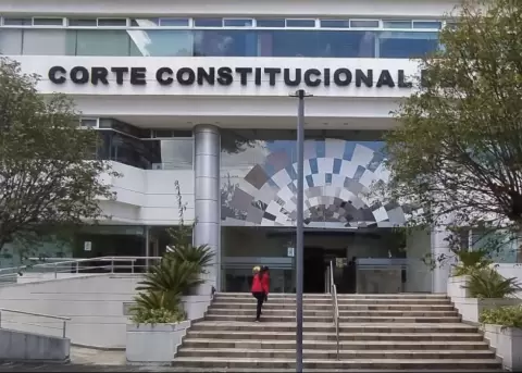 Edificio de la Corte Constitucional, en Quito.