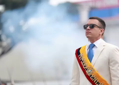 Daniel Noboa, presidente de la Rep�blica.