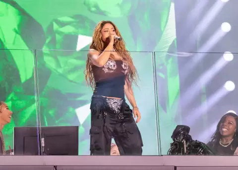 Los gui�os parec�an discretos, pero los fans de Shakira sab�an exactamente que se trataba de una indirecta para Chris Martin.