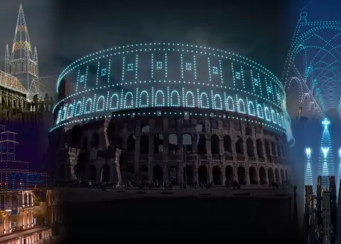 Monumentos hist�ricos se pueden ver como eran originalmente gracias a los drones.