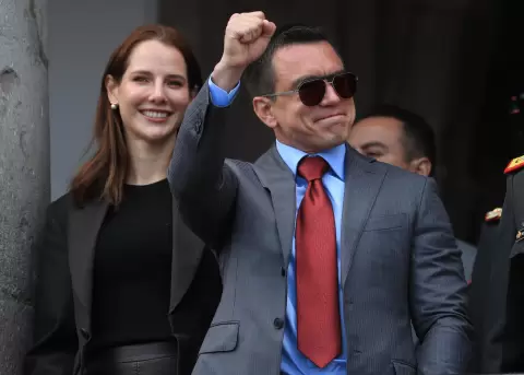 El presidente de Ecuador, Daniel Noboa, en una fotograf�a de archivo.