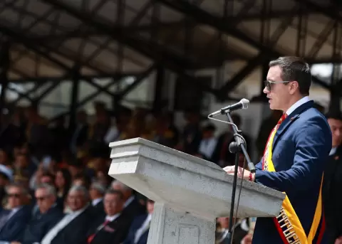 Daniel Noboa, presidente de Ecuador.