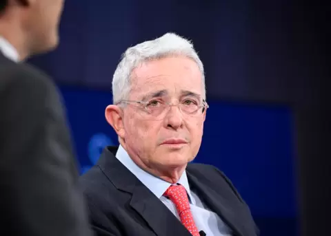 �lvaro Uribe, expresidente de Colombia.