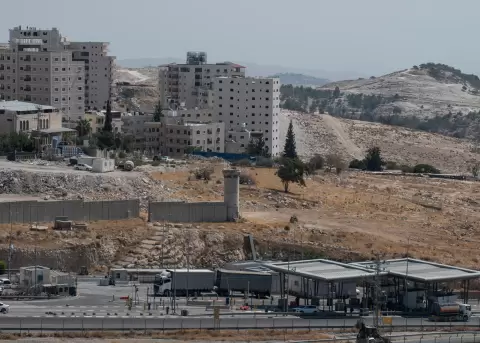 Punto de control que limita el acceso desde el sur de Cisjordania hacia Jerusal�n.