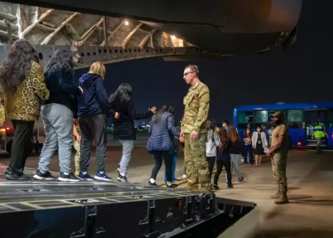 Ecuatorianos deportados desde Estados Unidos.