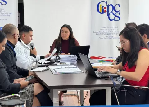 La Comisi�n T�cnica del CPCCS sesiona para revisar las impugnaciones contra postulantes al Consejo de la Judicatura.