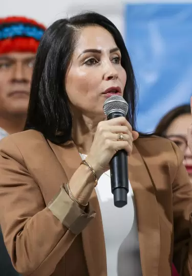 La excandidata presidencial del corre�smo, Luisa Gonz�lez.