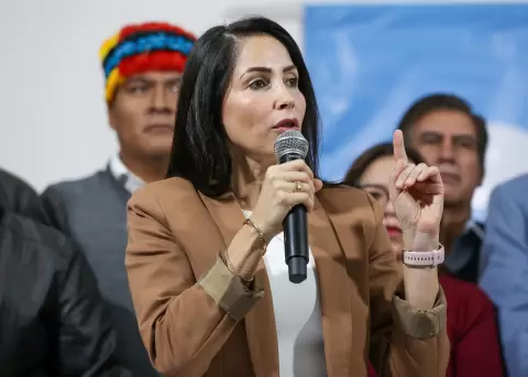 La excandidata presidencial del corre�smo, Luisa Gonz�lez.