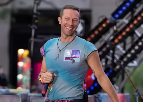 Chris Martin es el vocalista de la banda brit�nica Coldplay.