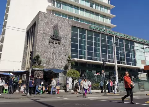 Sede del Instituto Ecuatoriano de Seguridad Social (IESS), en Quito.