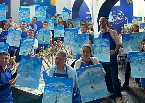 Mon Atelier, pintura y vino