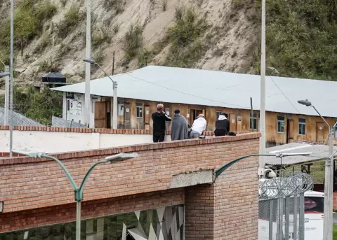 Inmediaciones de la c�rcel de Turi, en Cuenca.