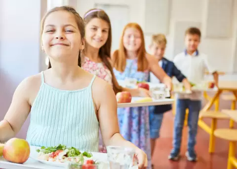 Comidas escolares con valor local