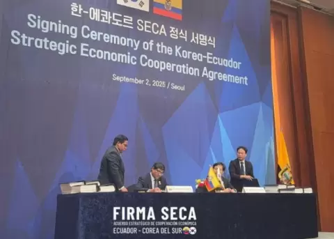 Ecuador y Corea del Sur firman acuerdo de Cooperaci�n Econ�mica