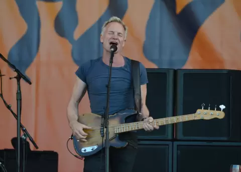 Sting en concierto.