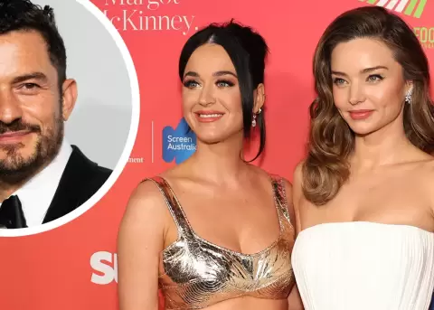 Las exparejas de Orlando Bloom, Miranda Kerr y Katy Perry.