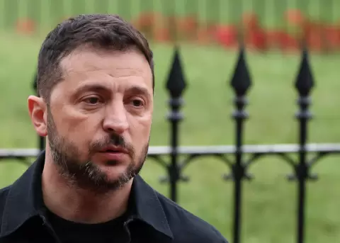 Foto de archivo del presidente de Ucrania, Volod�mir Zelenski.
